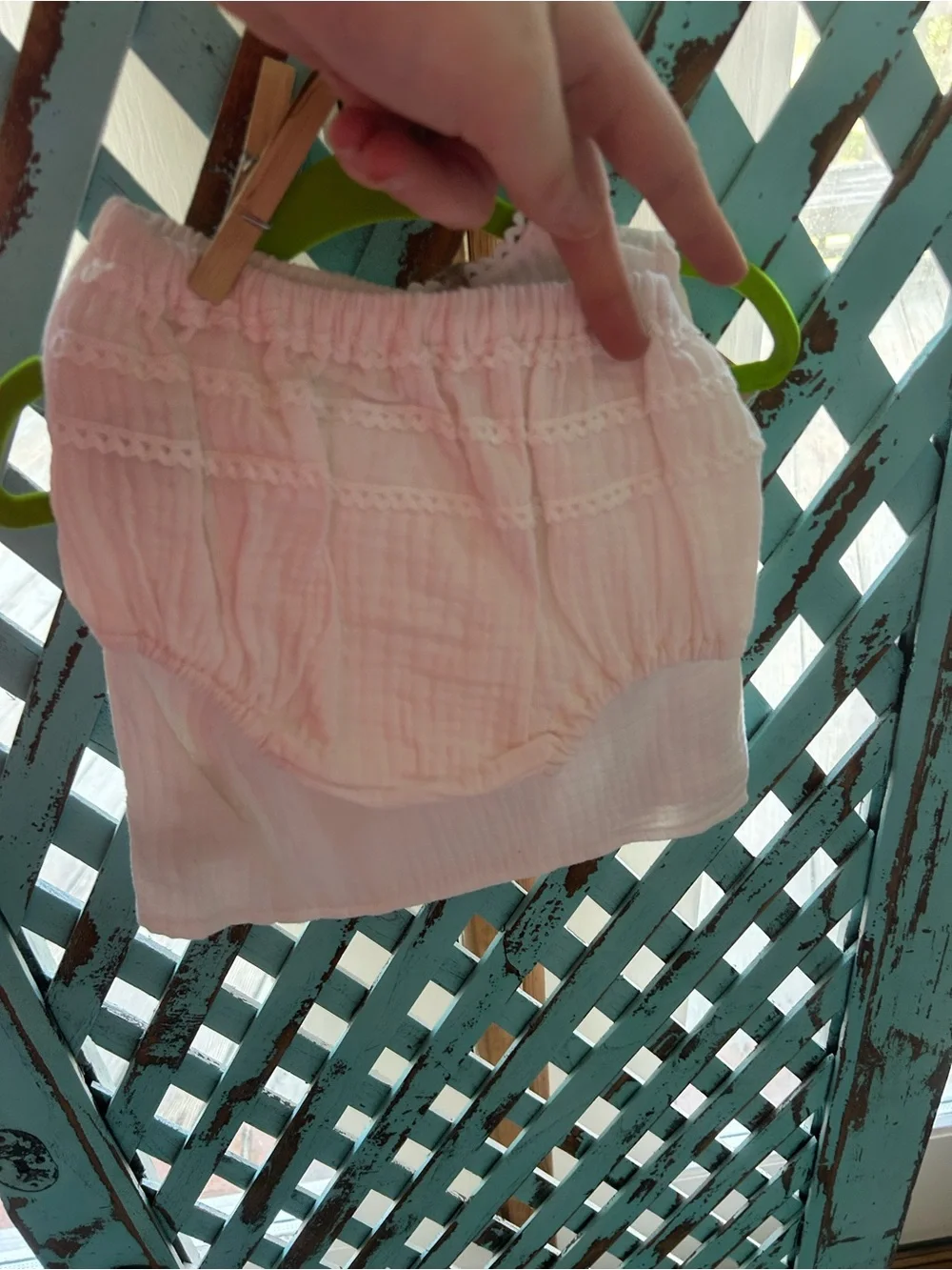 Pink Wrap-Style Baby Camisole